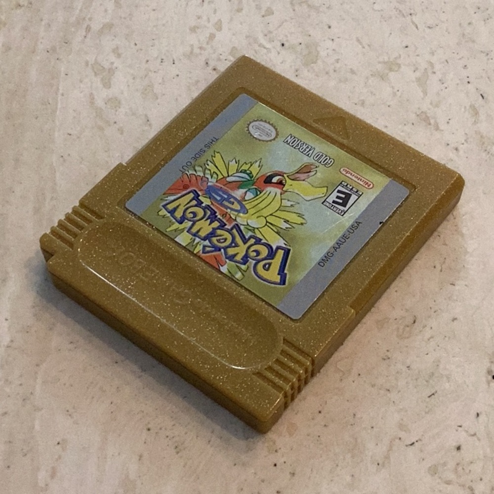 Pokemon Gold Version Nintendo Gameboy Color Game Boy Authentic 2000 Original - Picture 11 of 16